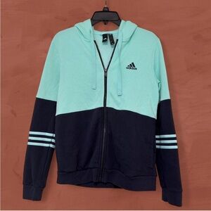 ADIDAS MINT AND NAVY JACKET